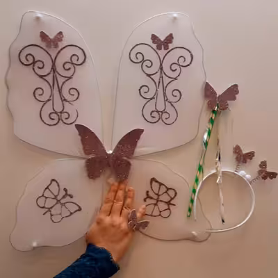 ست ایفای نقش طرح بال پروانه مدل Angel