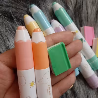 ماژیک علامت گذار مدل مداد به همراه پاک کن