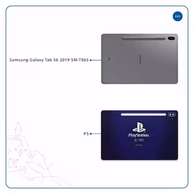 برچسب پوششی ماهوت مدل PS مناسب برای تبلت سامسونگ Galaxy Tab S6 2019 SM-T865