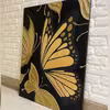 تابلو نقاشی ورق طلا طرح پروانه کد 0101