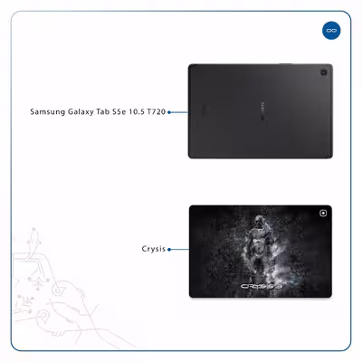 برچسب پوششی ماهوت مدل Crysis مناسب برای تبلت سامسونگ Galaxy Tab S5e 10.5 2019 T720