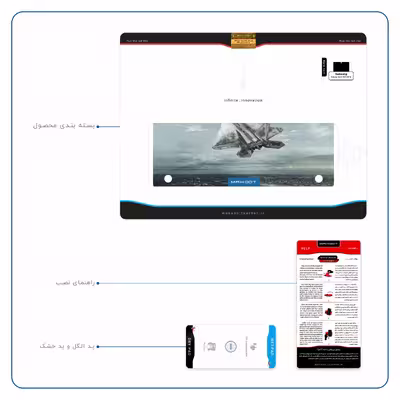 برچسب پوششی ماهوت مدل F-22 Raptor مناسب برای تبلت سامسونگ Galaxy Tab S 10.5 2014 T805