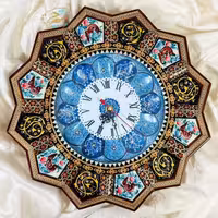 ساعت صنایع دستی خاتم کاری اصفهان