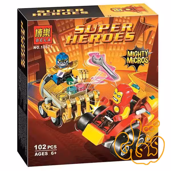 ساختنی لگو آیرونمن و تانوس 10671