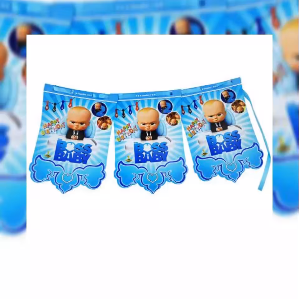 تم تولد ریسه تولدی تم بچه رئیس(پک یک متری)