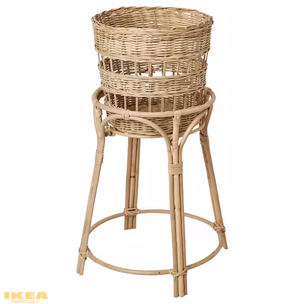 استند حصیری گلدان مدل TOLKNING | برند ایکیا | ارسال 15 الی 20 روز کاری