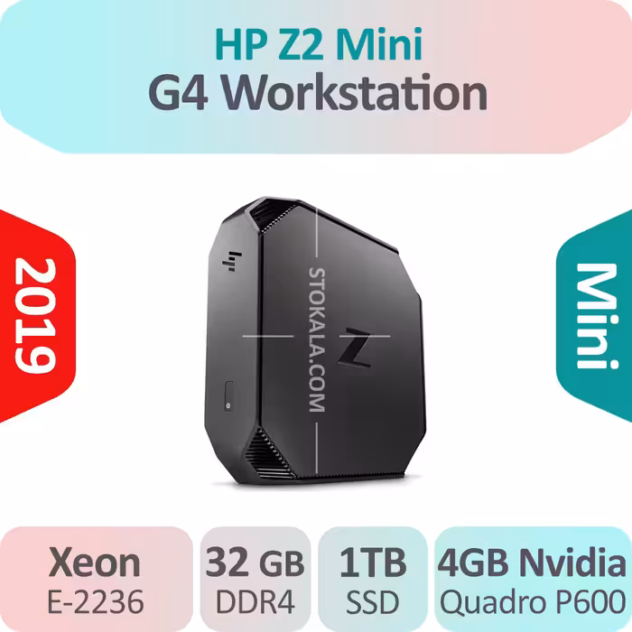 کیس اچ پی ورک استیشن HP Z2 Mini G4 Workstation Xeon استوک