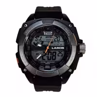 LAROS WATCH AD1201 5 STAR جدید موتورژاپن لاروس 3 زمانه با موتور ژاپن ** ضدآب استخری ** فول امکانات