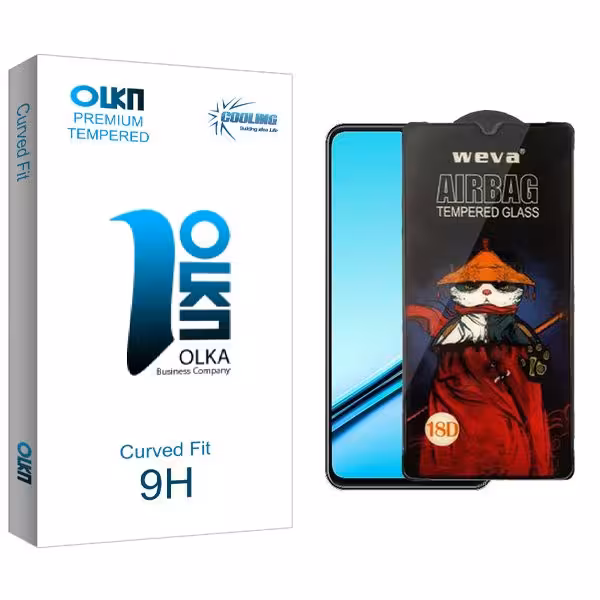 محافظ صفحه نمایش کولینگ مدل Olka Airbag مناسب برای گوشی موبایل ریلمی Note 50