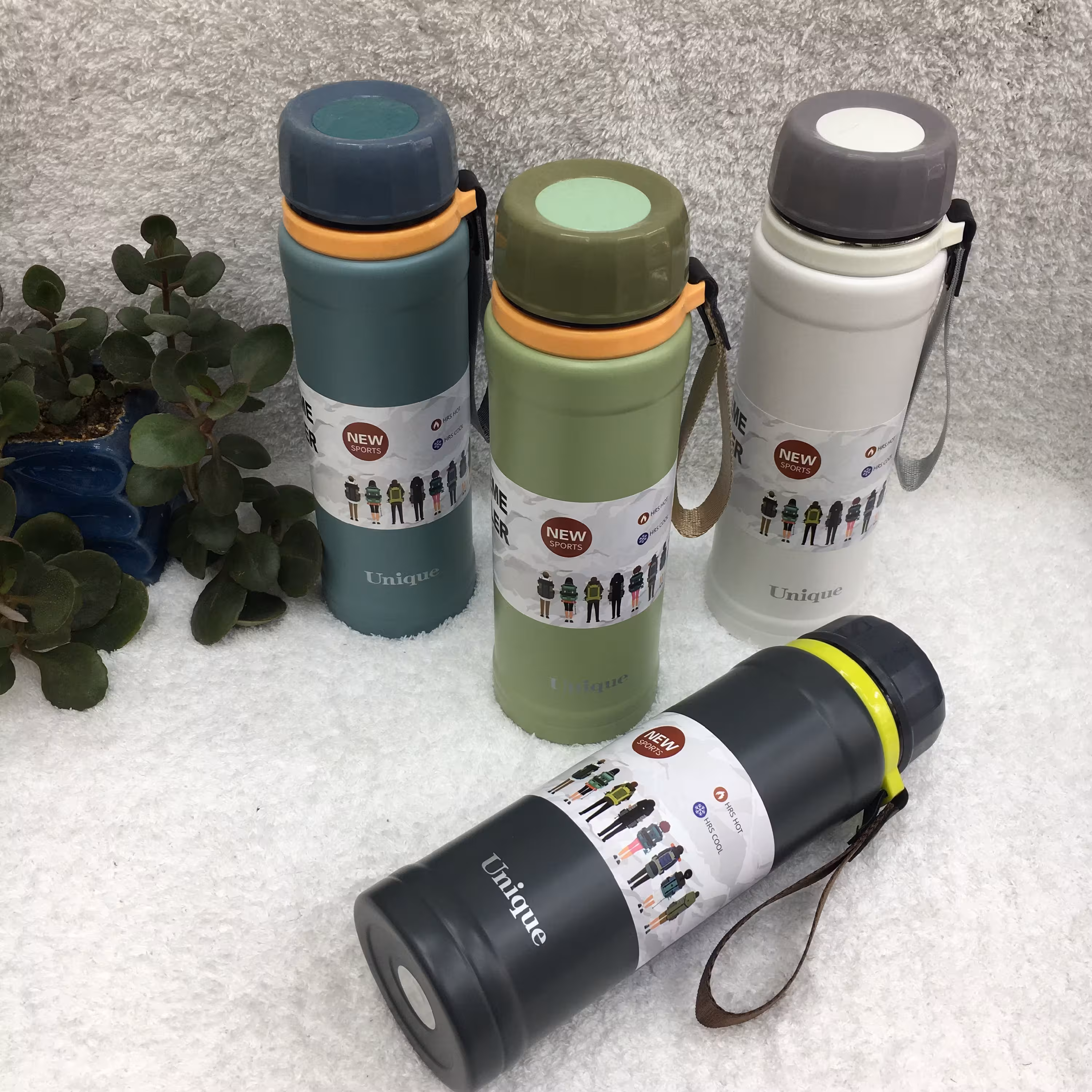 فلاسک کوهنوردی حجم 850 میل استیل دوجداره باقابلیت نگهداری دمای تا حداکثر 10 ساعت 