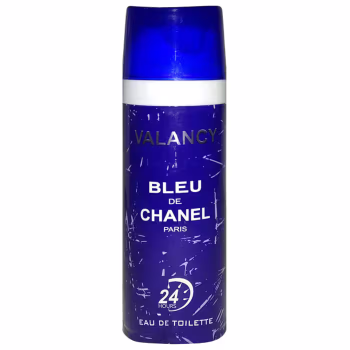اسپری بدن خوشبو کننده والانسی BLEU CHANEL در حجم 200 میل valancy