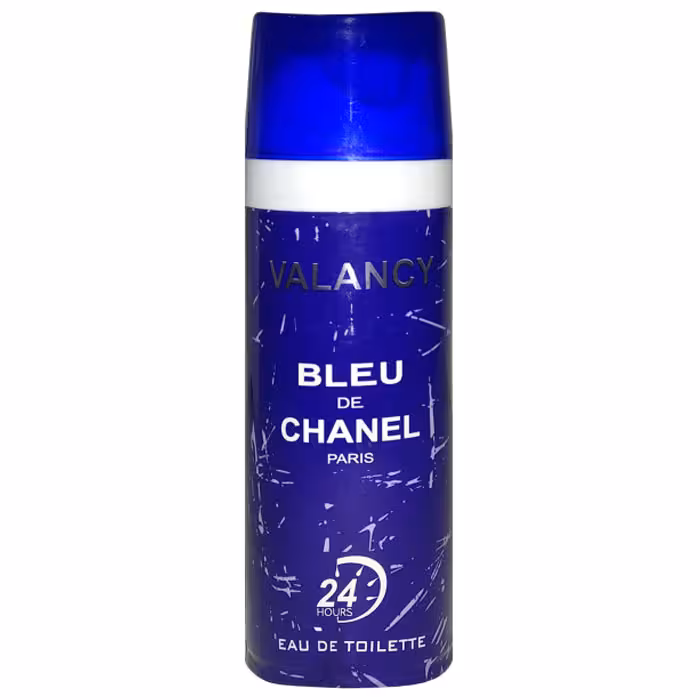 اسپری بدن خوشبو کننده والانسی BLEU CHANEL در حجم 200 میل valancy