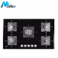 گاز رومیزی کن کد g527 پنج شعله شیشه