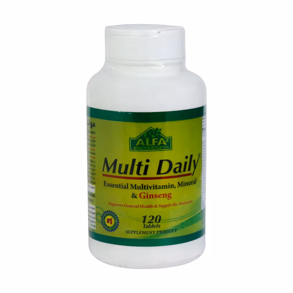 قرص مولتی دیلی آلفا ویتامینز Alfa Vitamins Multi Daily 60 Tablets