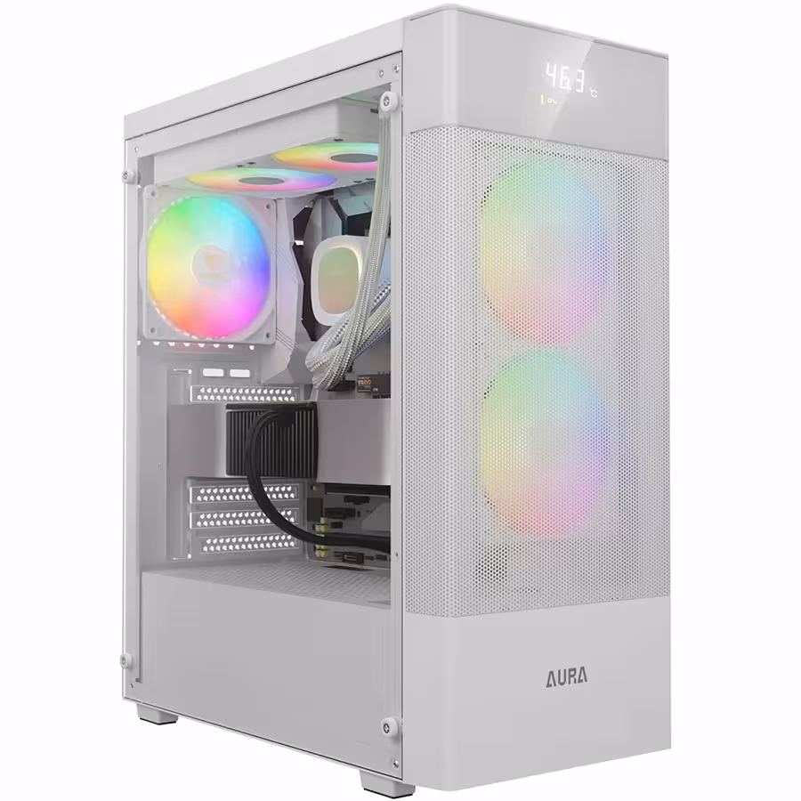 قیمت و خرید کیس کامپیوتر گیم دیاس مدل AURA GC5-W | یاس ارتباط