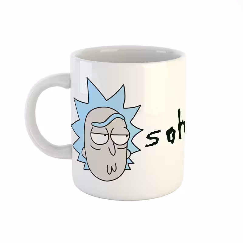 خرید ماگ-لیوان  اسم سهیل  rick and morty کد 1026