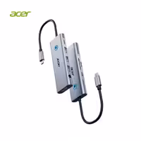 هاب USB-C اورجینال ایسر 9 در 1 مدل Acer HY41-T9 power light 9 in 1 USB-C Hub