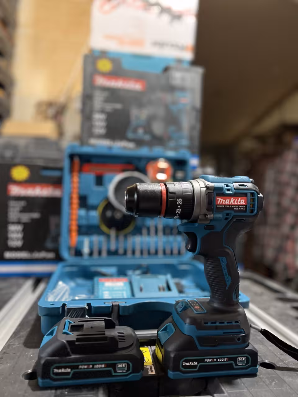 دریل شارژی 36 ولت برشلس ماکیتا