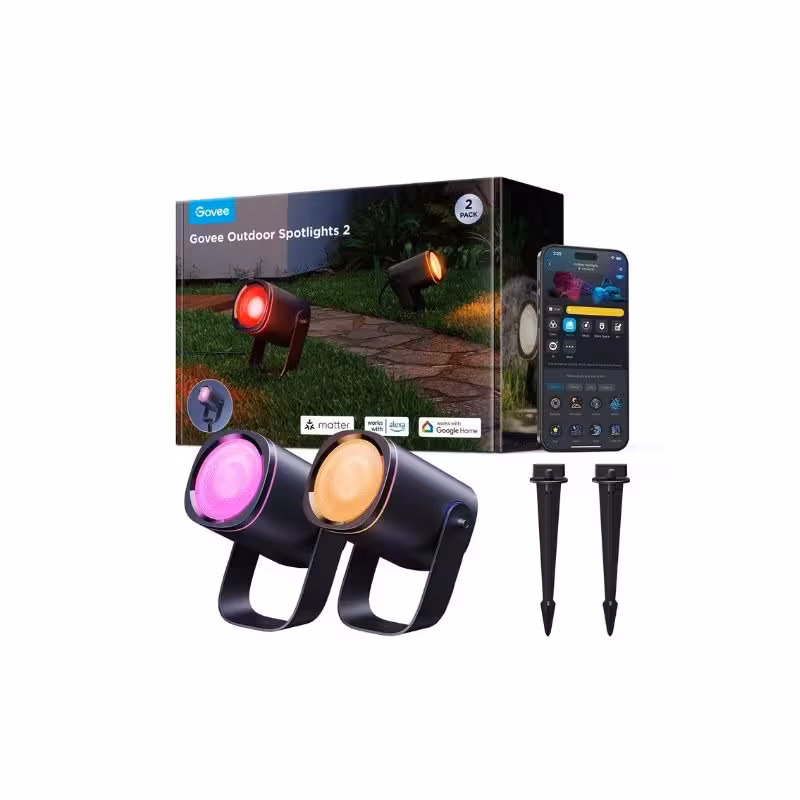 پروژکتور هوشمند فضای باز گووی Govee Outdoor Spotlights 2 H7093