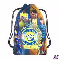 کوله پشتی ورزشی مدل تیم النصر با طرح رونالدو کد 2024