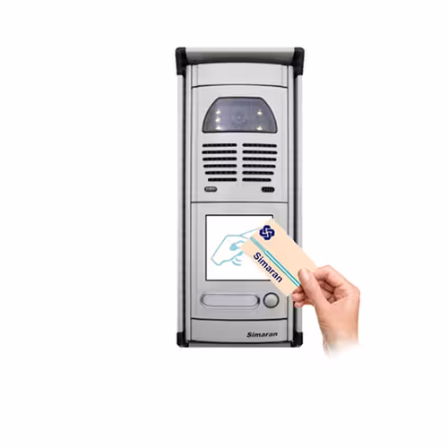 پنل آیفون تصویری کارتخوان سیماران مدل یک واحدی فوژان -VFC1/N