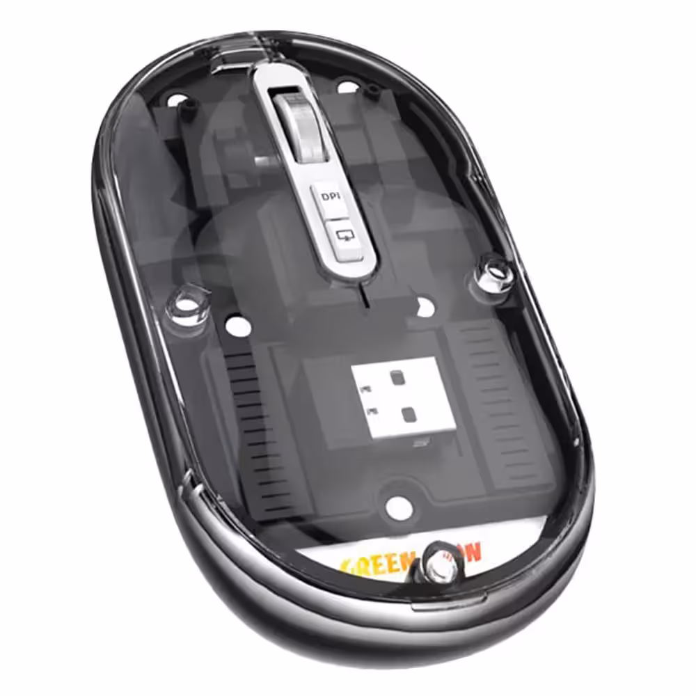 ماوس بی سیم گرین لاین Green Lion Transparent Mouse Lite