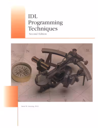 خرید و دانلود نسخه کامل کتاب IDL Programming Techniques