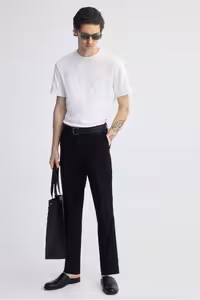 شلوار مردانه قدم تناسب باریک اورجینال H&M