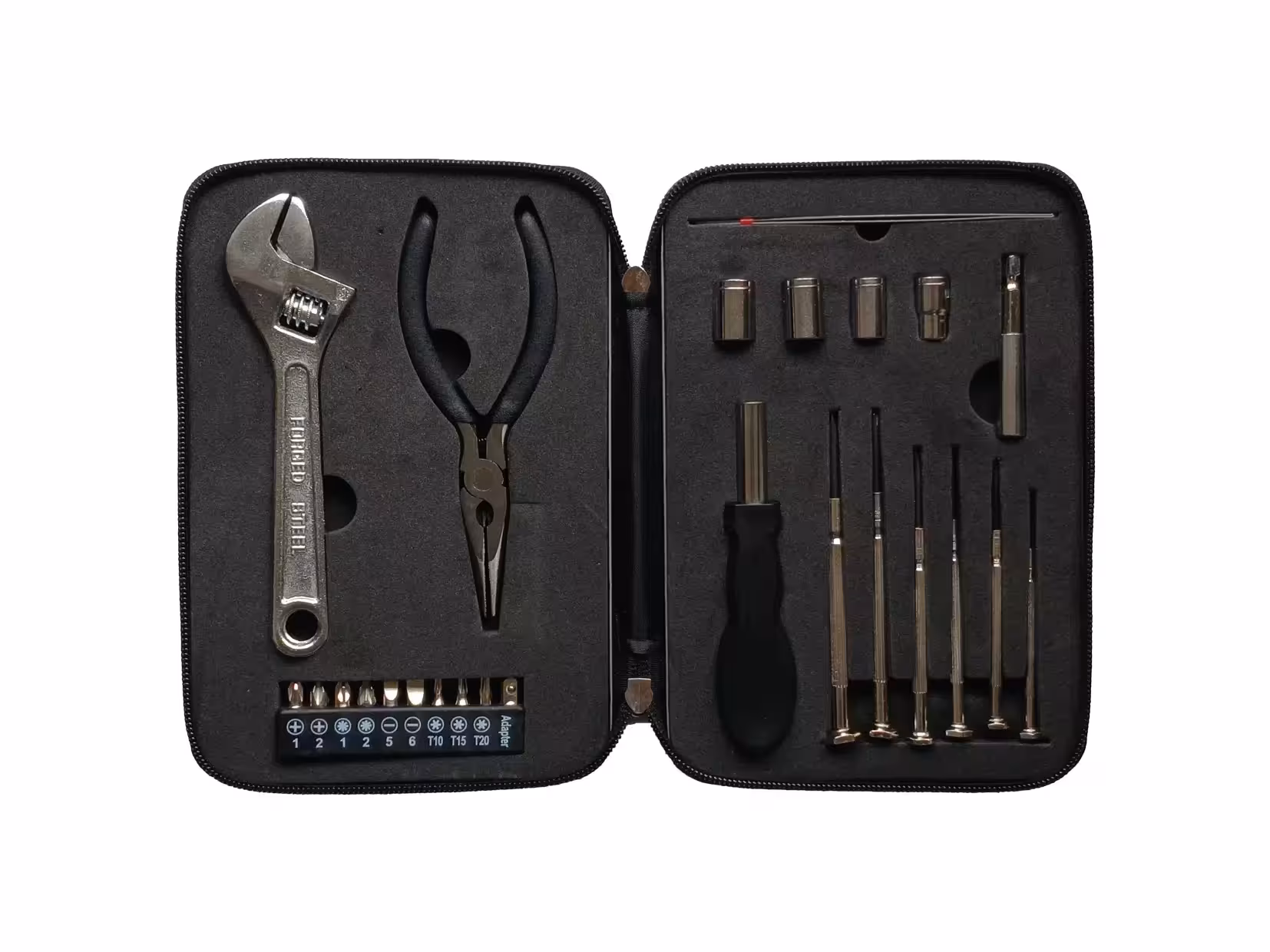 ست ابزار جعبه آلومینیومی آچار فرانسه دار کد A138