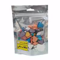 شکلات سنگی رنگی