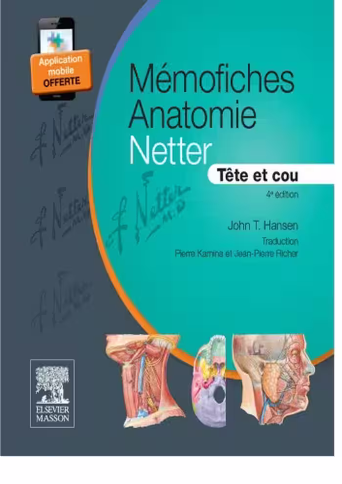 خرید و دانلود نسخه کامل کتاب Memofiches d’anatomie - Tête et cou