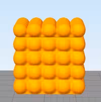 مدل سه بعدی بانکه مکعبی توپی (Obj)