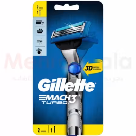 خود تراش مردانه مچ تری توربو ژیلت مدل Mach3 3D Flexibel – به همراه 2 عدد یدک