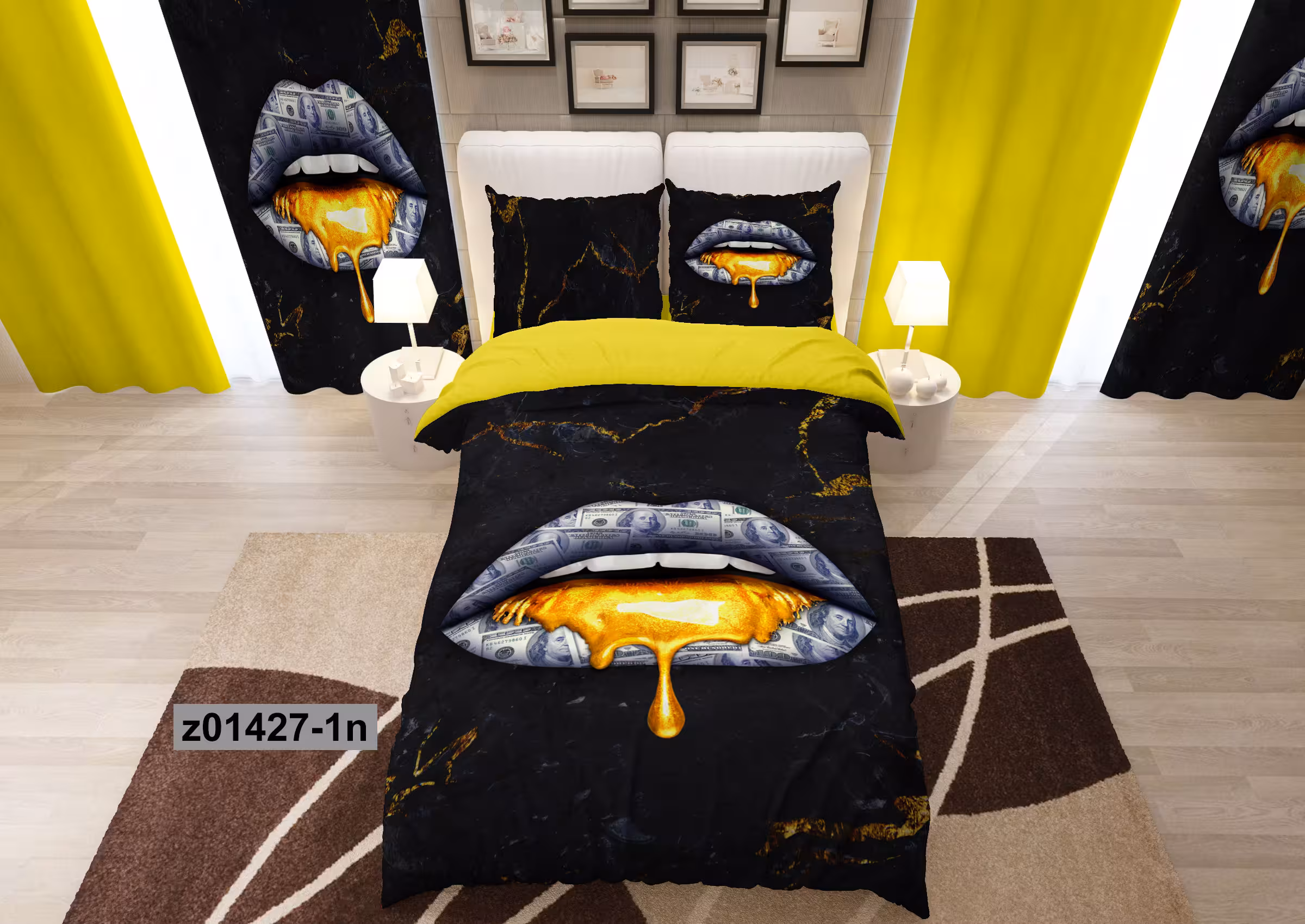 لحاف روتختی تنسل سه بعدی (3D) کالای خواب متین کد 1427