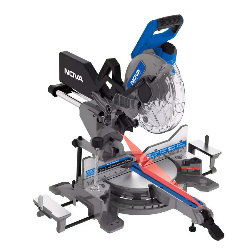 فارسی بر کشویی 255 میلیمتر 2000 وات دو طرفه نووا مدل 5727