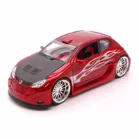 ماشین فلزی Peugeot 206 Tuning برند WELLY
