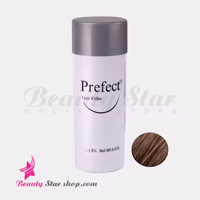 پودر پرپشت کننده موی سر پرفکت قهوه ای متوسط کد 5 حجم 50 گرم