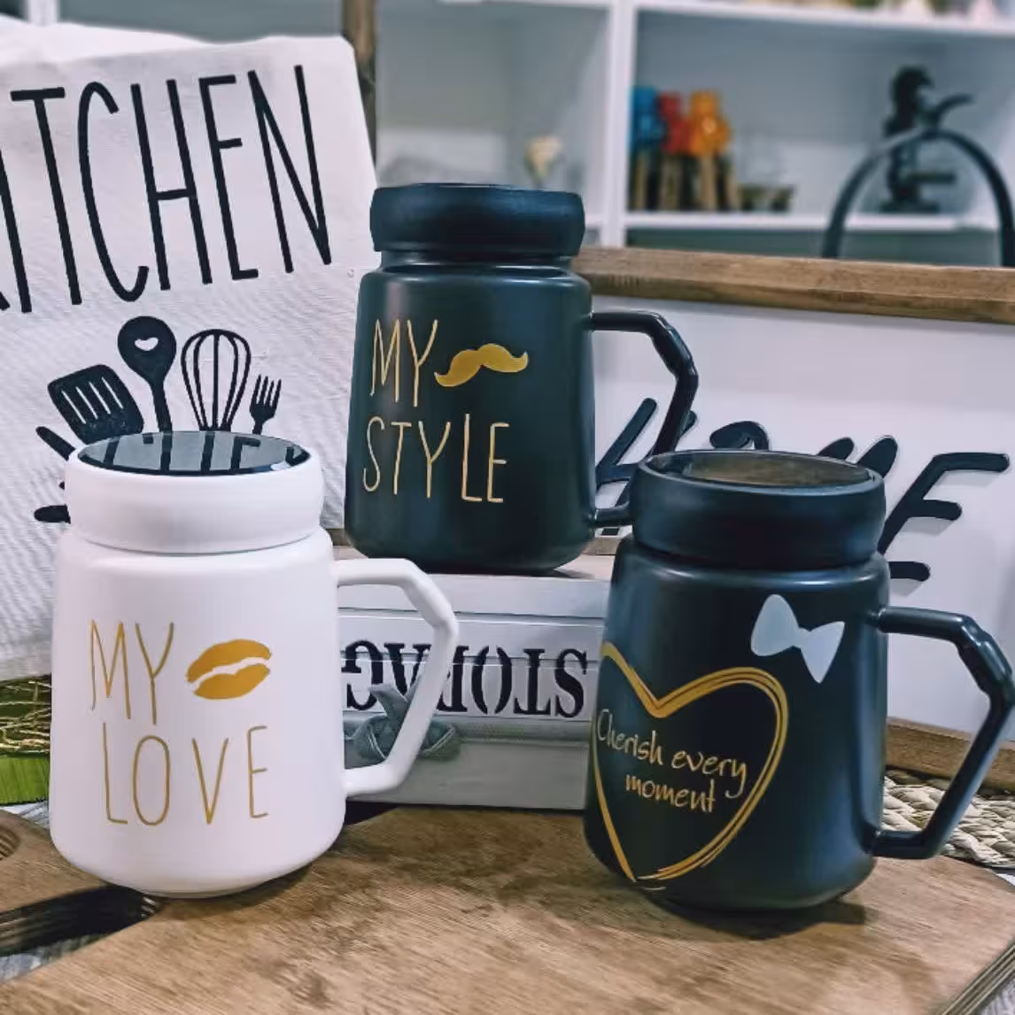 ماگ سرامیکی درب آینه ای