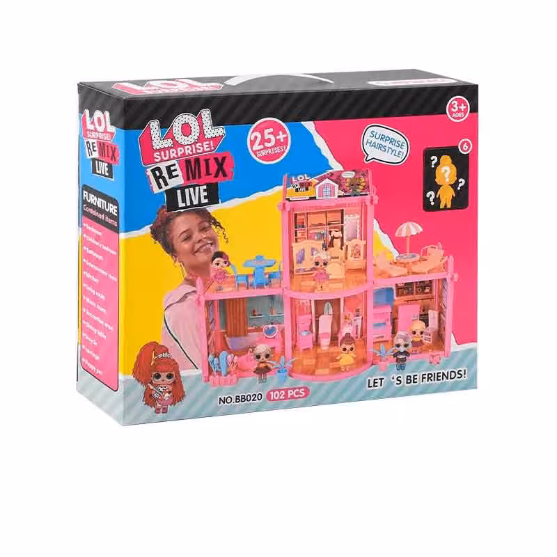 اسباب بازی خانه عروسکی ال او ال سوپرایز مدل Doll House BB014