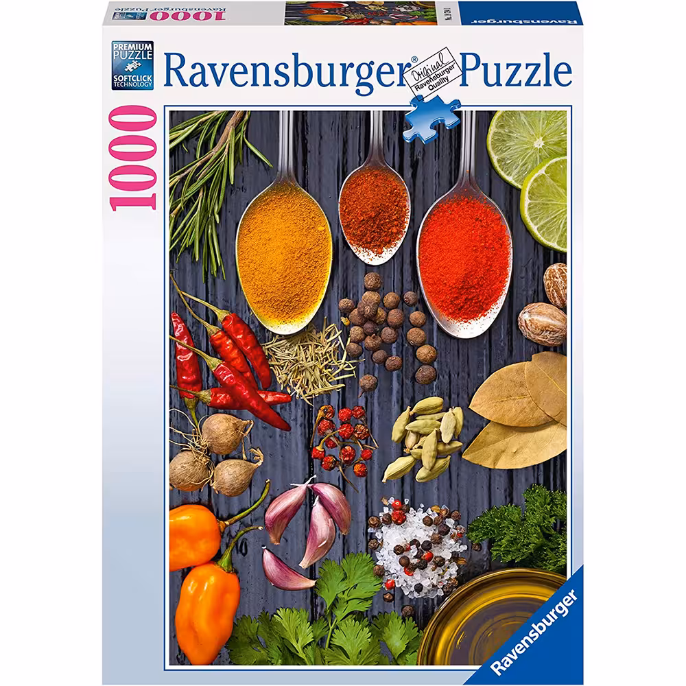 پازل 1000 قطعه Ravensburger طرح انواع ادویه
