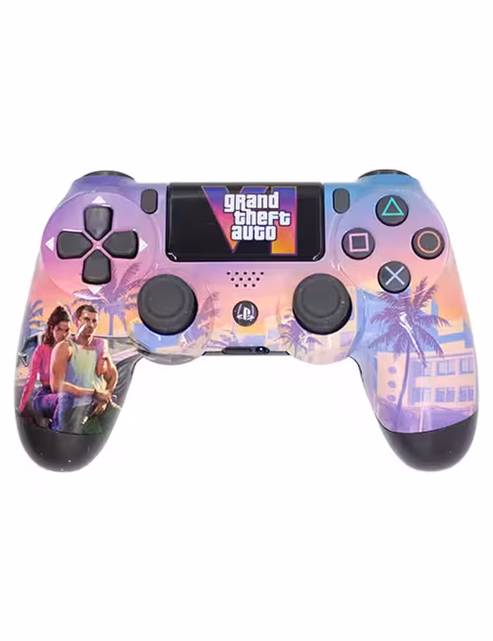 دسته طرح‌دار PS4 جی‌تی‌ای کد 03