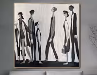 تابلو نقاشی کاردست ادم ها کدکالا 996