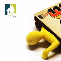 آدمک نشانگر کتاب سیلیکونی دو عددی