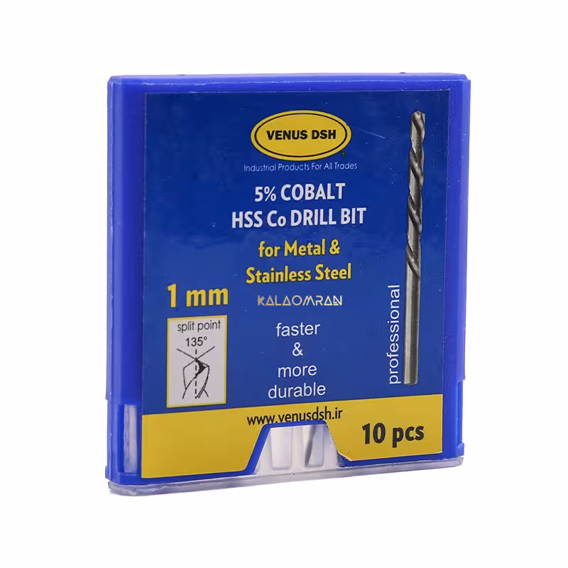 ست 10 عددی مته آهن سایز 1 میلی متر VENUS DSH