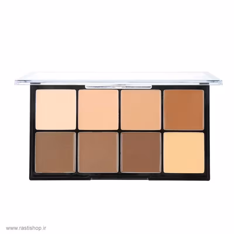 پالت کانتور کرمی 8 رنگ رولوشن Light Medium | زاویه‌سازی حرفه‌ای با بافت کرمی