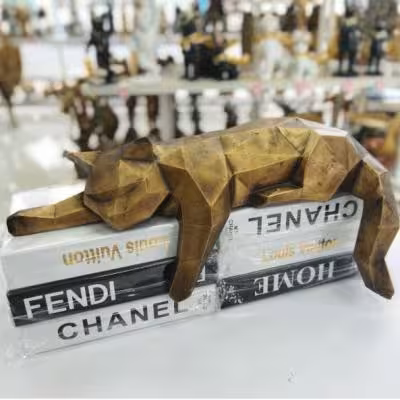 مجسمه گربه خوابیده (کیفیت عالی)