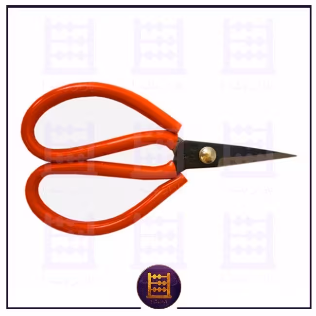 قیچی چرم دوزی چینی سایز 3 تیغ فولادی مناسب چرم طبیعی و مصنوعی و پارچه