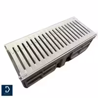 گاتر پلاستیکی کامپوزیتی عرض 20 طوسی روشن