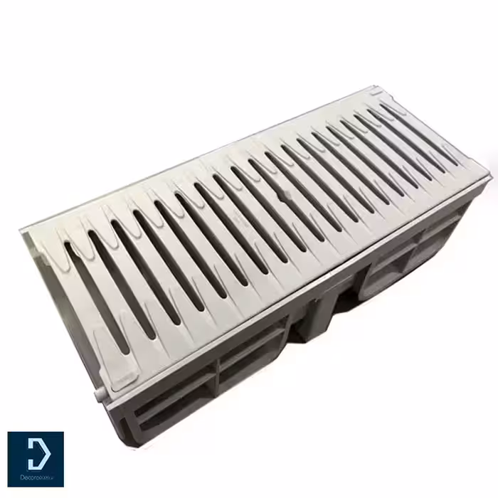 گاتر پلاستیکی کامپوزیتی عرض 20 طوسی روشن