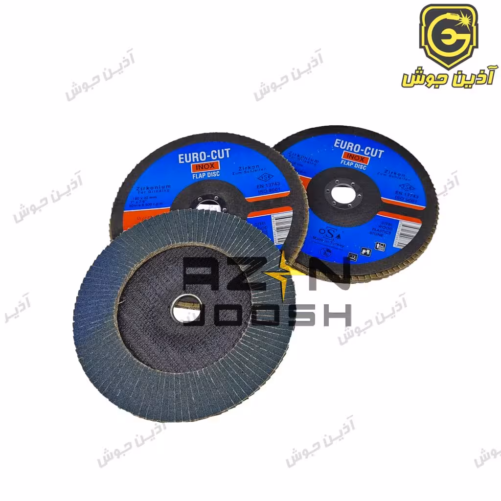 سنباده فلاپی بزرگ 180 م.م گرید 100 یوروکات Euro-Cut